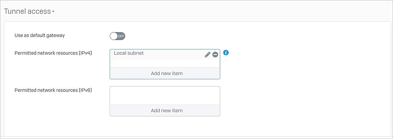 Screenshot of sophos